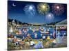 Lakeside on the Fourth-Sheila Lee-Stretched Canvas