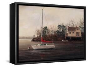 Lakeside Perfection-David Knowlton-Framed Stretched Canvas