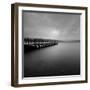 Lakeside Pier 005-Tom Quartermaine-Framed Giclee Print