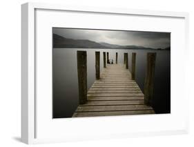 Lakeside Pier 2-Tom Quartermaine-Framed Giclee Print