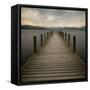 Lakeside Pier-Tom Quartermaine-Framed Stretched Canvas