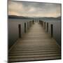 Lakeside Pier-Tom Quartermaine-Mounted Giclee Print