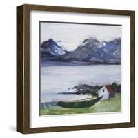 Lakeside Quiet-Ann Oram-Framed Giclee Print