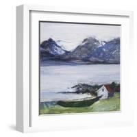 Lakeside Quiet-Ann Oram-Framed Giclee Print