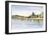 Lakeside Reflections-Lora Gold-Framed Premium Giclee Print