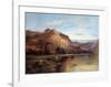 Lakeside Rendezvous the Kirk at Arrochar-Alfred Fontville de Breanski-Framed Art Print