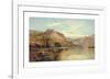 Lakeside Rendezvous (The Kirk At Arrochar)-Alfred de Breanski-Framed Premium Giclee Print