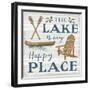 Lakeside Retreat IX Canoe-Silvia Vassileva-Framed Art Print