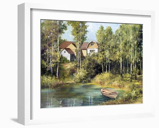 Lakeside Retreat-Mark Chandon-Framed Giclee Print