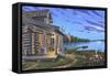 Lakeside Retreat-Geno Peoples-Framed Stretched Canvas