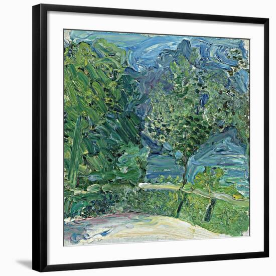 Lakeside Road Near Gmunden, 1907-Richard Gerstl-Framed Giclee Print