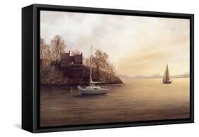 Lakeside Serenity-David Knowlton-Framed Stretched Canvas