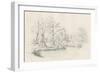 Lakeside Sketch-Wild Apple Portfolio-Framed Premium Giclee Print