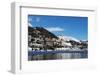 Lakeside, St. Moritz in Winter, Engadine, Graubunden, Switzerland, Europe-Christian Kober-Framed Photographic Print