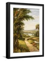Lakeside Stroll-A^ Weller-Framed Art Print