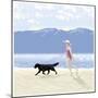 Lakeside Stroll-Linda Braucht-Mounted Giclee Print