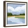 Lakeside Study III-Victoria Barnes-Framed Art Print