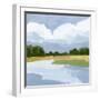 Lakeside Study III-Victoria Barnes-Framed Art Print