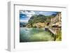 Lakeside Terrace Menaggio, Lake Como, Italy-George Oze-Framed Photographic Print