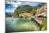 Lakeside Terrace Menaggio, Lake Como, Italy-George Oze-Mounted Photographic Print