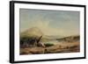 Lakeside View, 19Th Century (Oil on Canvas)-Alfred Vickers-Framed Giclee Print