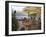 Lakeside View of Cafe in Medieval Village of Varenna, Lake Como, Lombardy, Italian Lakes, Italy-Peter Barritt-Framed Photographic Print
