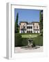 Lakeside Villa, Cadenabbia, Lake Como, Lombardy, Italian Lakes, Italy, Europe-Frank Fell-Framed Photographic Print