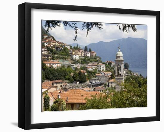 Lakeside Village, Lake Como, Lombardy, Italian Lakes, Italy, Europe-Frank Fell-Framed Photographic Print