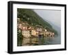 Lakeside Village, Lake Lugano, Lugano, Switzerland-Lisa S. Engelbrecht-Framed Photographic Print