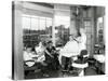 Lakewood Barber Shop, 1940-Chapin Bowen-Stretched Canvas