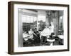 Lakewood Barber Shop, 1940-Chapin Bowen-Framed Giclee Print