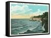 Lakewood, Ohio - Shoreline Scene-Lantern Press-Framed Stretched Canvas