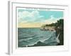 Lakewood, Ohio - Shoreline Scene-Lantern Press-Framed Art Print