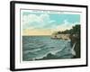 Lakewood, Ohio - Shoreline Scene-Lantern Press-Framed Art Print