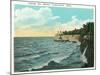 Lakewood, Ohio - Shoreline Scene-Lantern Press-Mounted Art Print