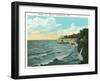 Lakewood, Ohio - Shoreline Scene-Lantern Press-Framed Art Print