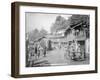 Lakkar Bazaar, with the Hindustan and the Tibet Road, Simla, India, 20th Century-null-Framed Photographic Print