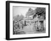 Lakkar Bazaar, with the Hindustan and the Tibet Road, Simla, India, 20th Century-null-Framed Photographic Print