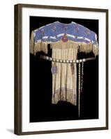 Lakota Beaded Dress-null-Framed Photographic Print