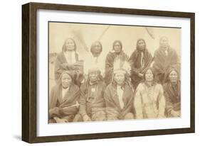 Lakota Chiefs-John C.H. Grabill-Framed Art Print