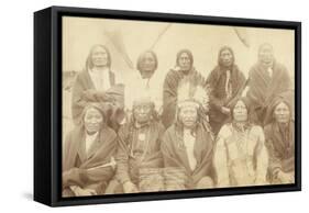 Lakota Chiefs-John C.H. Grabill-Framed Stretched Canvas