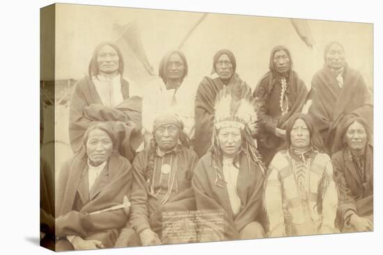 Lakota Chiefs-John C.H. Grabill-Stretched Canvas