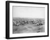 Lakota "Hostile Indian Camp" Photograph - Pine Ridge, SD-Lantern Press-Framed Art Print