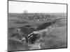 Lakota Indian Camp at the White Clay Creek Watering Hole Photograph - Pine Ridge, SD-Lantern Press-Mounted Art Print