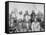 Lakota Indian Chiefs who Met General Miles to End Indian War Photograph - Pine Ridge, SD-Lantern Press-Framed Stretched Canvas