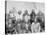 Lakota Indian Chiefs who Met General Miles to End Indian War Photograph - Pine Ridge, SD-Lantern Press-Stretched Canvas