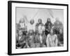 Lakota Indian Chiefs who Met General Miles to End Indian War Photograph - Pine Ridge, SD-Lantern Press-Framed Art Print