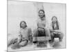 Lakota Indian Teenagers in Western Dress Photograph - Pine Ridge, SD-Lantern Press-Mounted Art Print