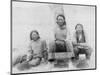 Lakota Indian Teenagers in Western Dress Photograph - Pine Ridge, SD-Lantern Press-Mounted Art Print