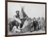 Lakota Women with Infants and Man on Horseback Photograph - Pine Ridge, SD-Lantern Press-Framed Art Print